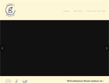 Tablet Screenshot of grampaspizzeria.com